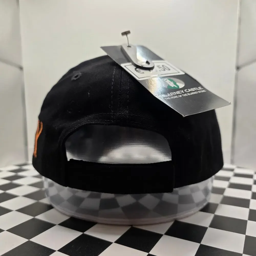 NWT Blarney Castle Hat Official Merchandise Black Embroidered Irish Souvenir Cap
